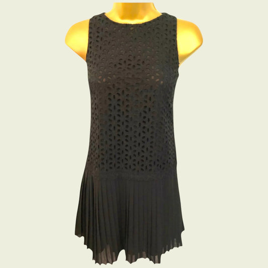 Ann Taylor Loft Black Mini Dress UK 8 US 4 EU 36 - Timelessfashions