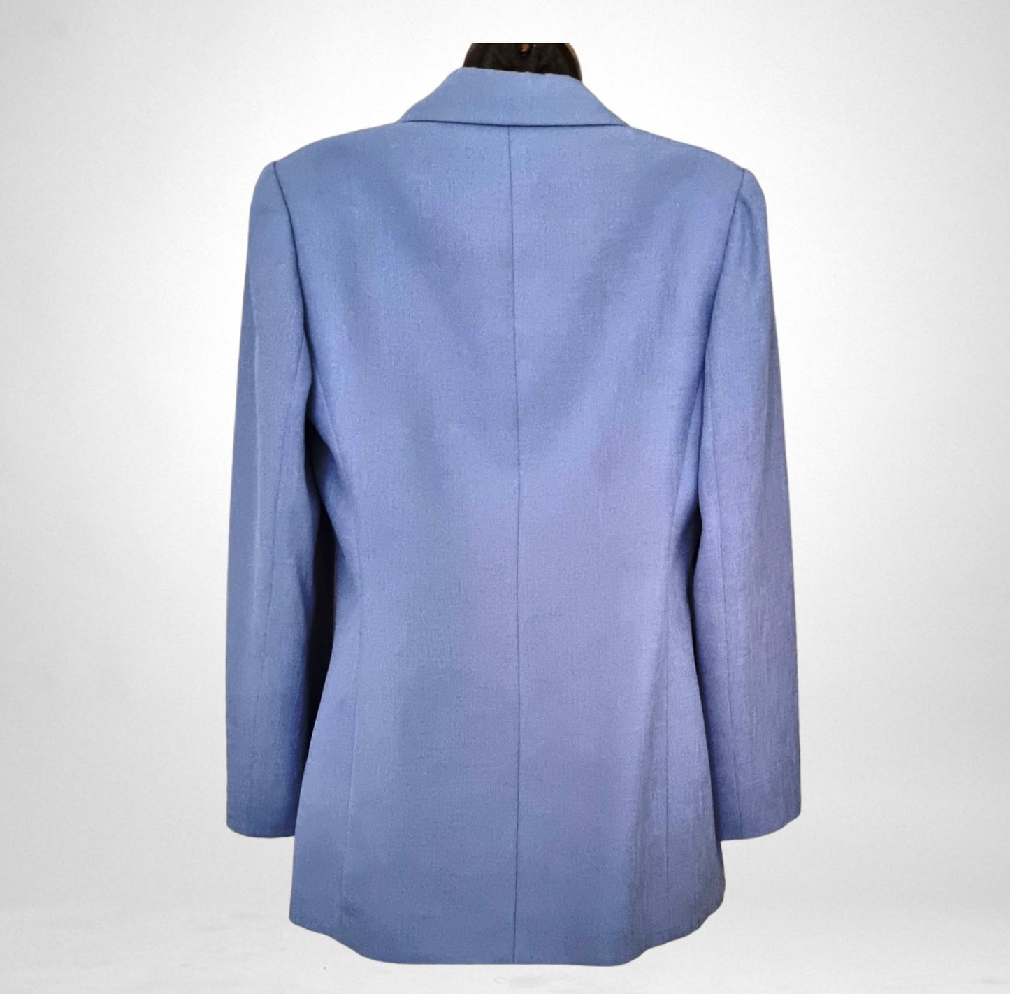 Kasper & Company Women’s Vintage Pale Blue Three Piece Suit UK 10 US 6 EU 38 Timeless Fashions