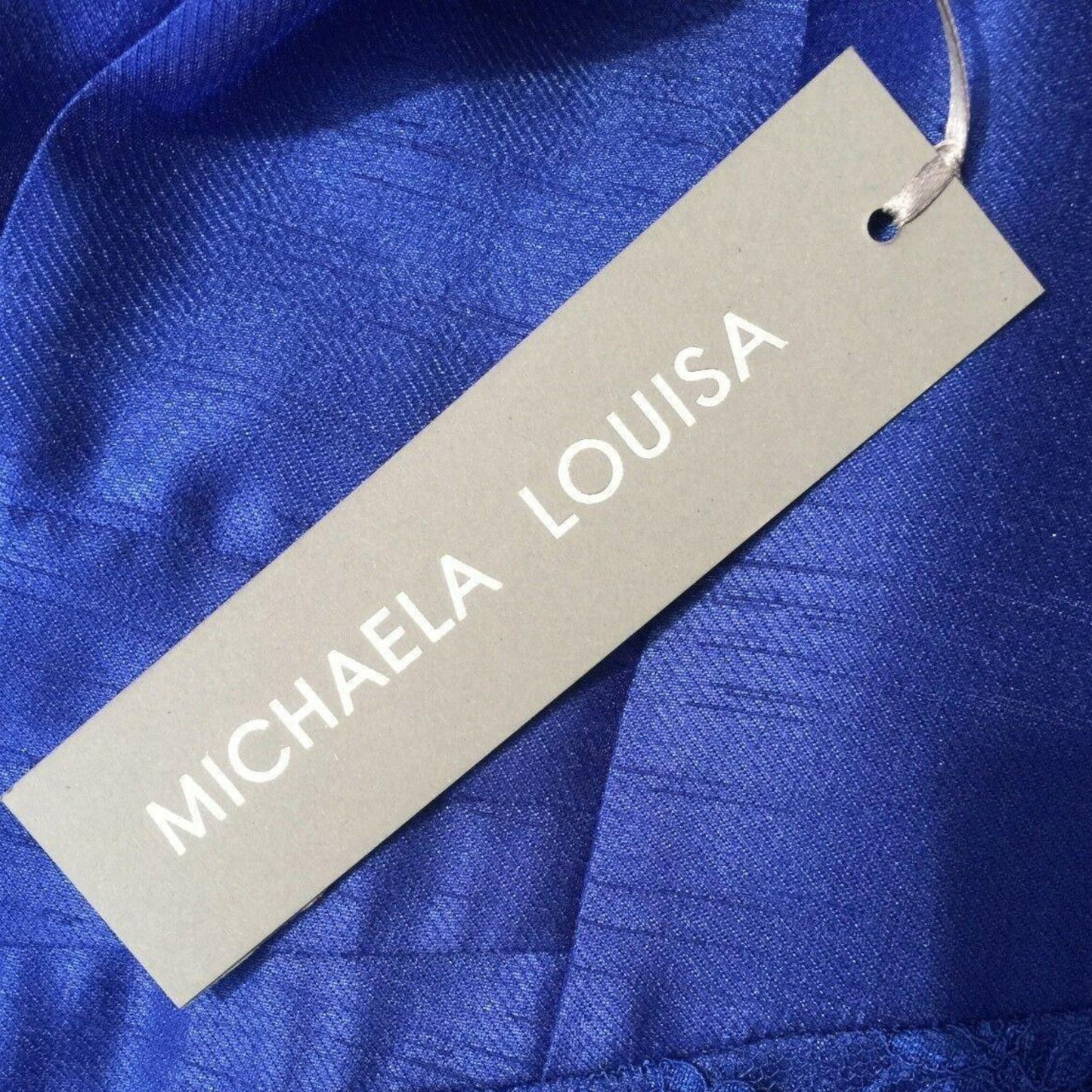 Michaela Louisa Royal Blue Lace Special Occasion Outfit UK 10 US 6 EU 38 - Timelessfashions