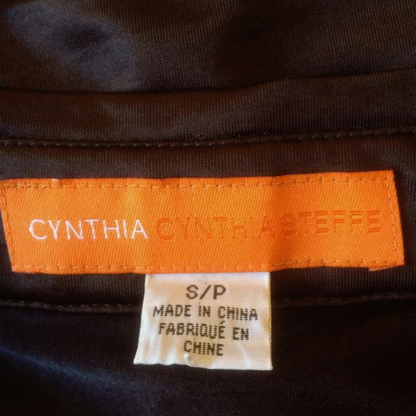 Cynthia Steffe Chocolate Brown Silky Top UK 8 US 4 EU 36 - Timelessfashions
