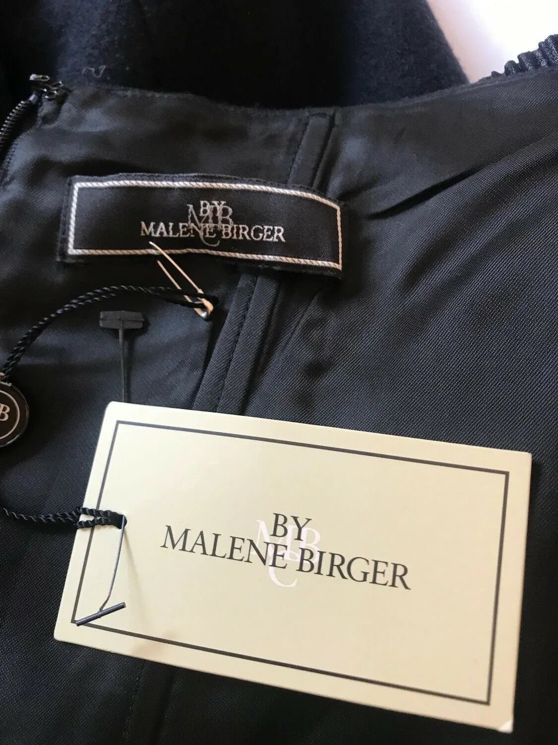 By Malene Birger Black Cabrera Strapless Dress UK 10 US 6 EU 38 - Timelessfashions