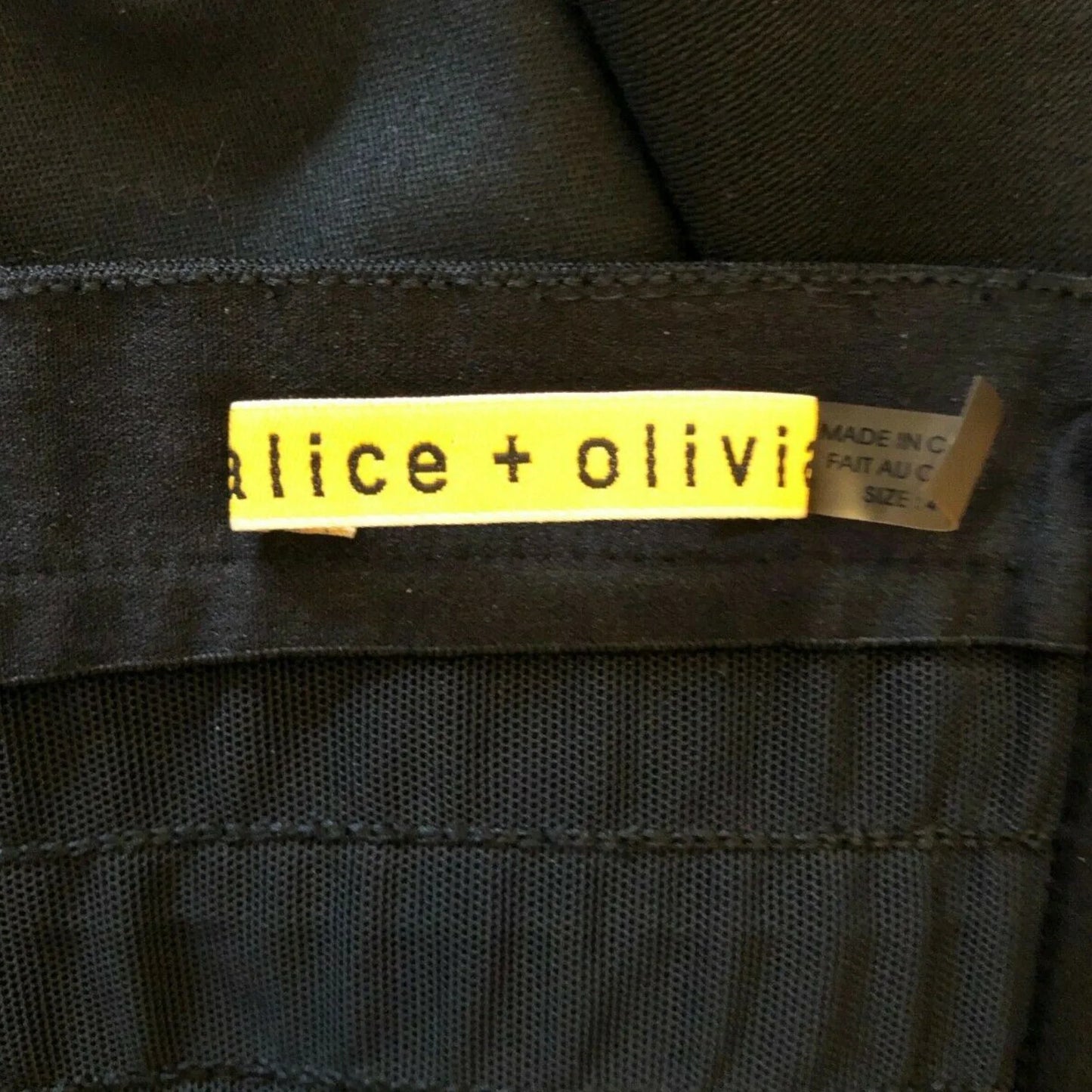 Alice + Olivia Black Strapless Drape Mini Dress UK 8 US 4 EU 36 - Timelessfashions