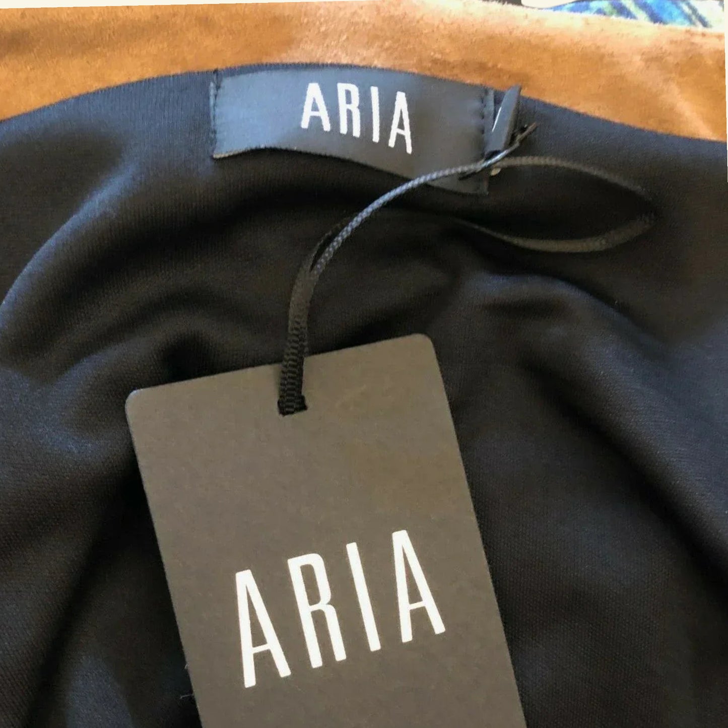 Aria Multicoloured Faux Suede Trim Zip Jacket UK 10 US 6 EU 38 - Timelessfashions