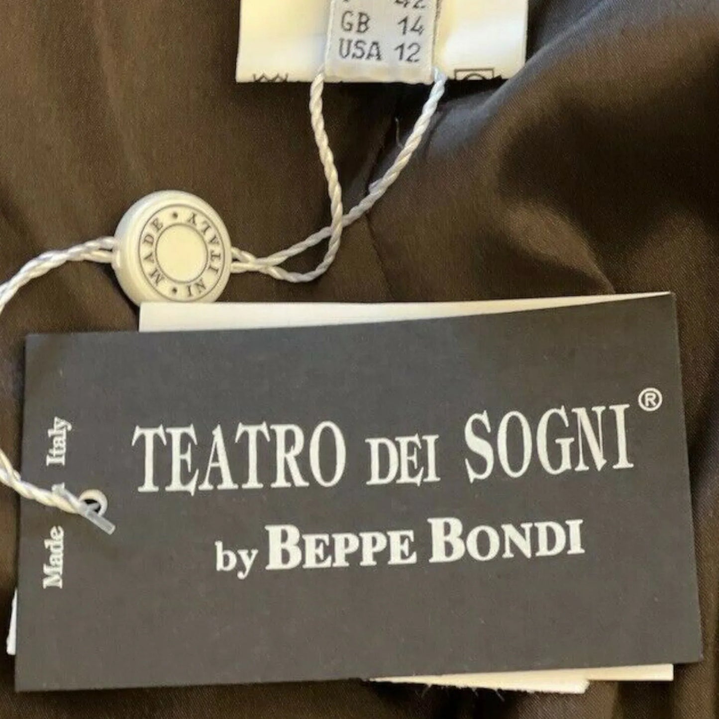 Teatro dei Sogni by Beppe Bondi Grey Wool Mix Flared Skirt UK 14 US 10 EU 42 IT 46 - Timelessfashions