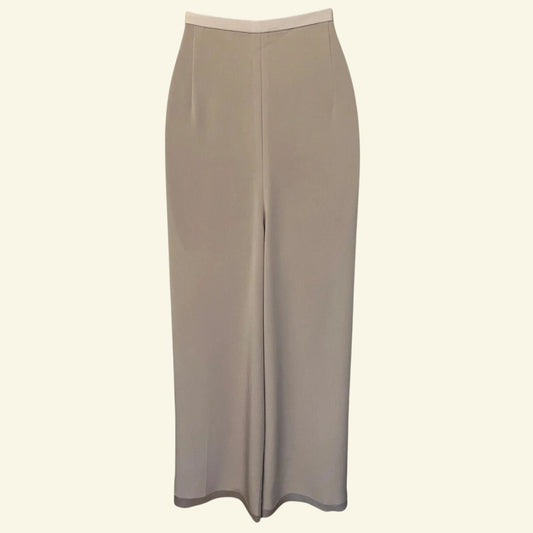 Fenn Wright Manson Wide Leg Silky Culottes, Taupe UK 10/12 US 6/8 EU 38/40 - Timelessfashions