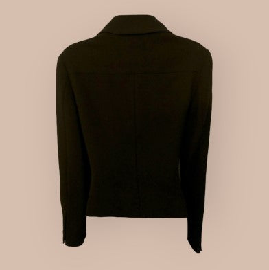 Marks & Spencer Black Double Breasted Jacket UK 10 US 6 EU 38 Timeless Fashions