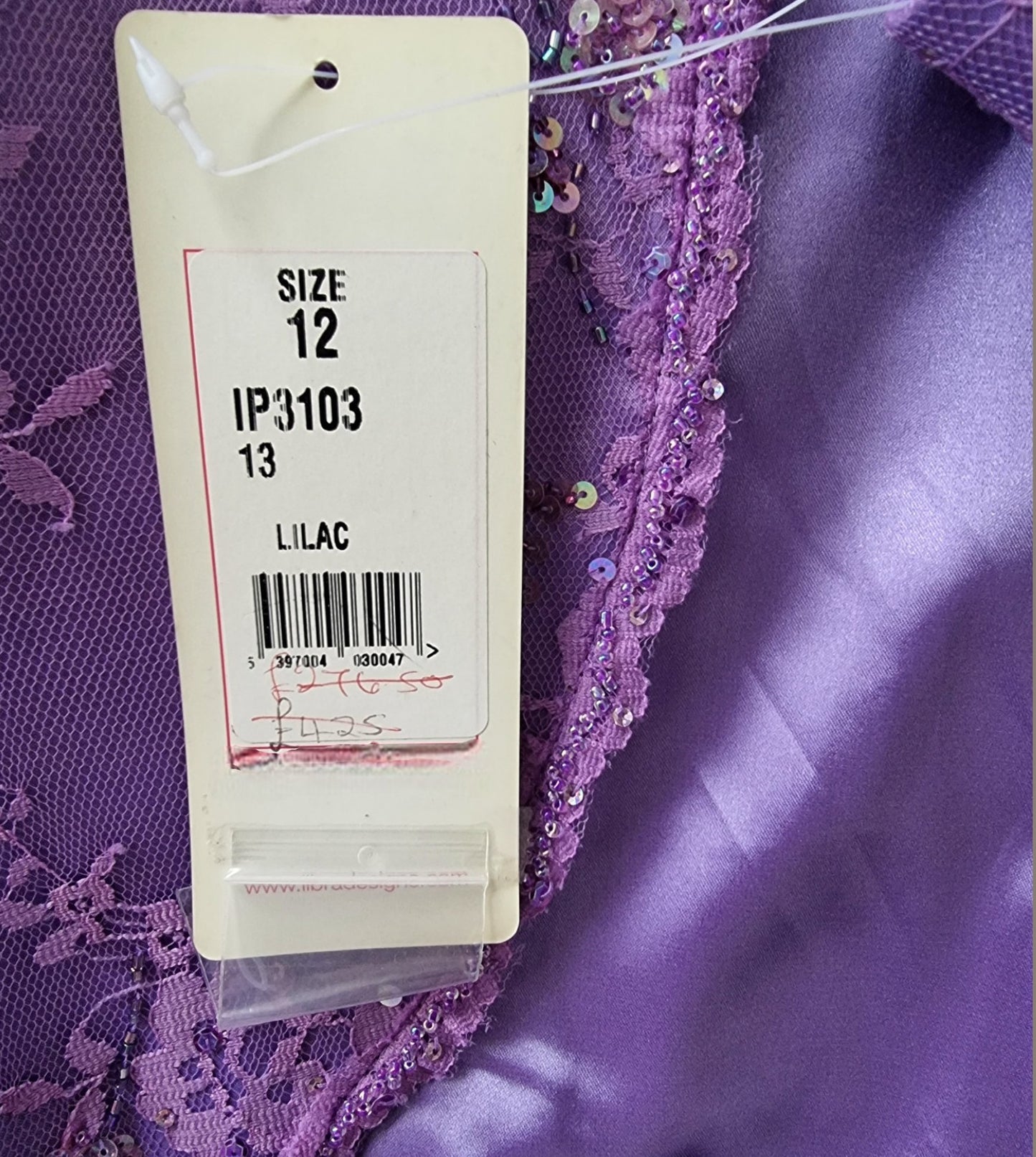 Libra Womens Lilac Embellished Dress & Bolero Jacket UK 12 US 8 EU 40 Timeless Fashions