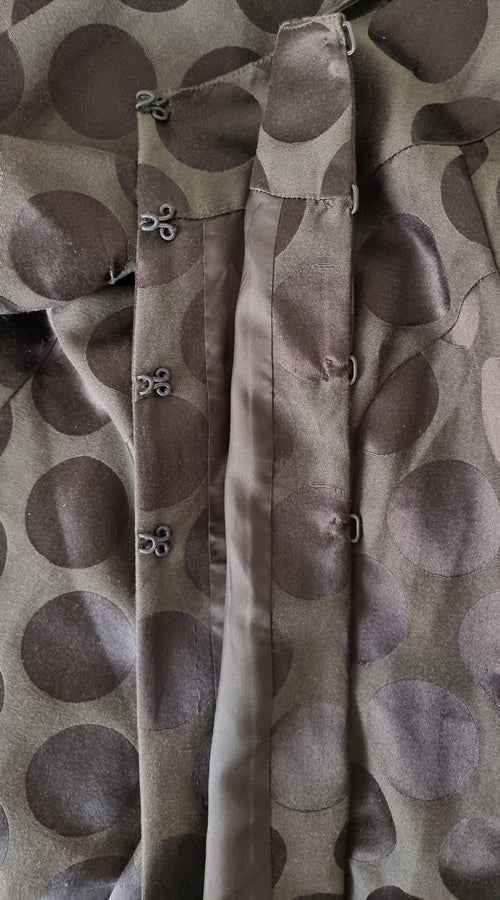 Phase Eight Brown Cotton Lined Cropped Jacket Bolero UK 10 US 6 EU 38 Timeless Fashions