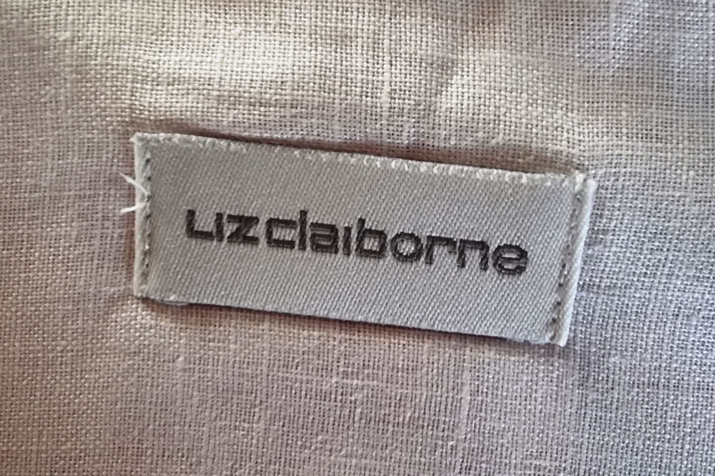 Liz Claiborne White Sleeveless Linen Blouse UK 14 US 10 EU 42 Timeless Fashions