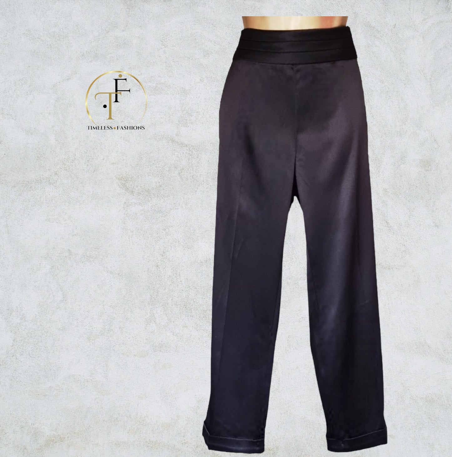 GIVe Women's Black Satin Coulottes. UK 14 US 10 EU 42 Timeless Fashions