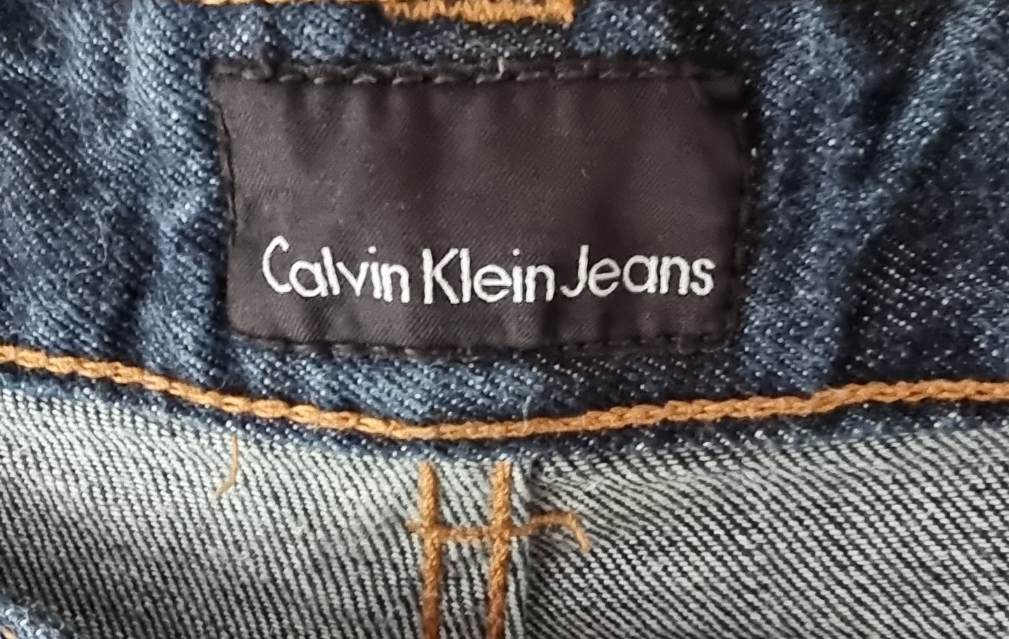 Calvin Klein Women’s Dark Wash Blue High Rise Jeans UK 14 US10 EU 42 IT 46 Timeless Fashions