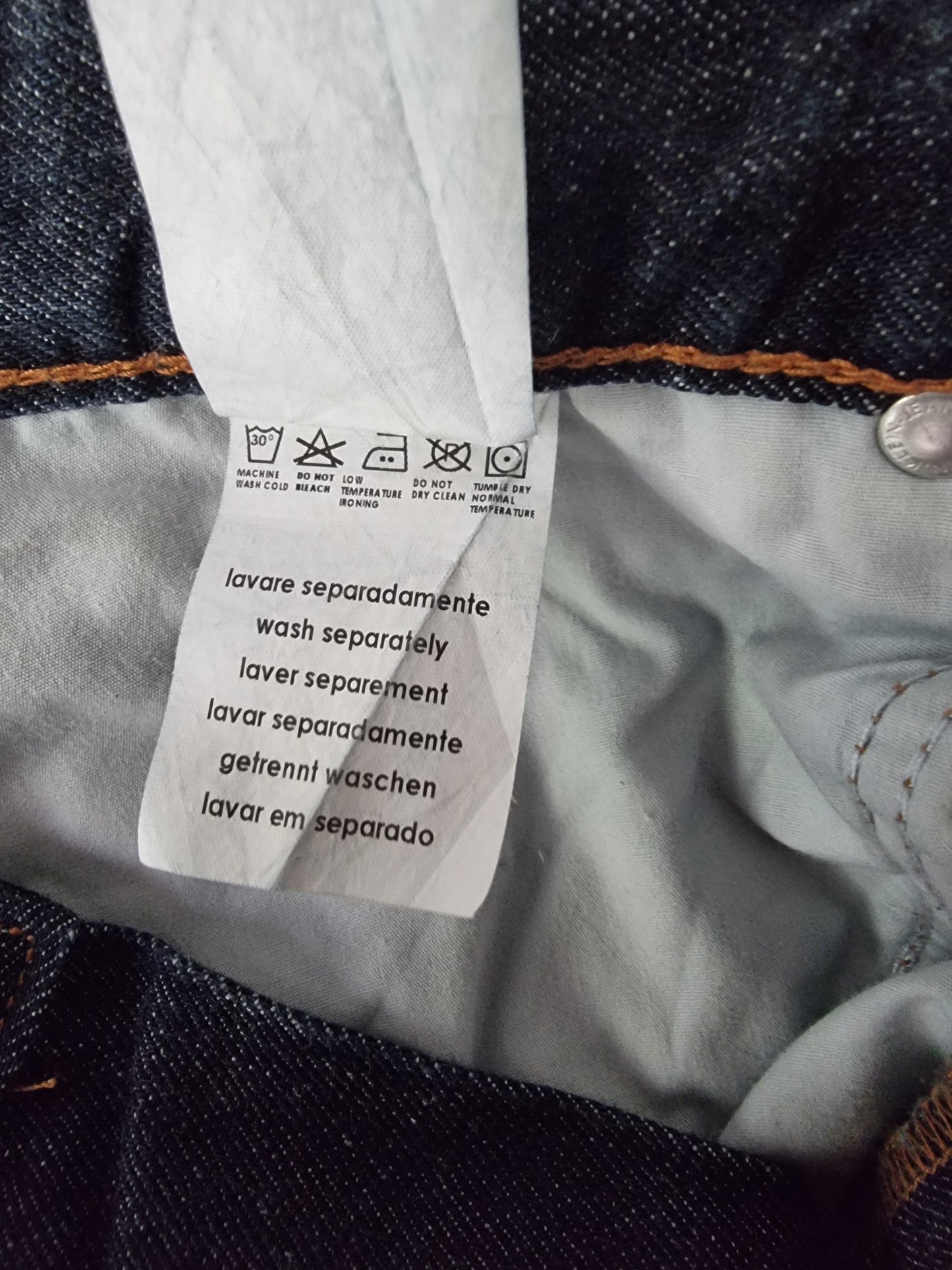 Calvin Klein Women’s Dark Wash Blue High Rise Jeans UK 14 US10 EU 42 IT 46 Timeless Fashions