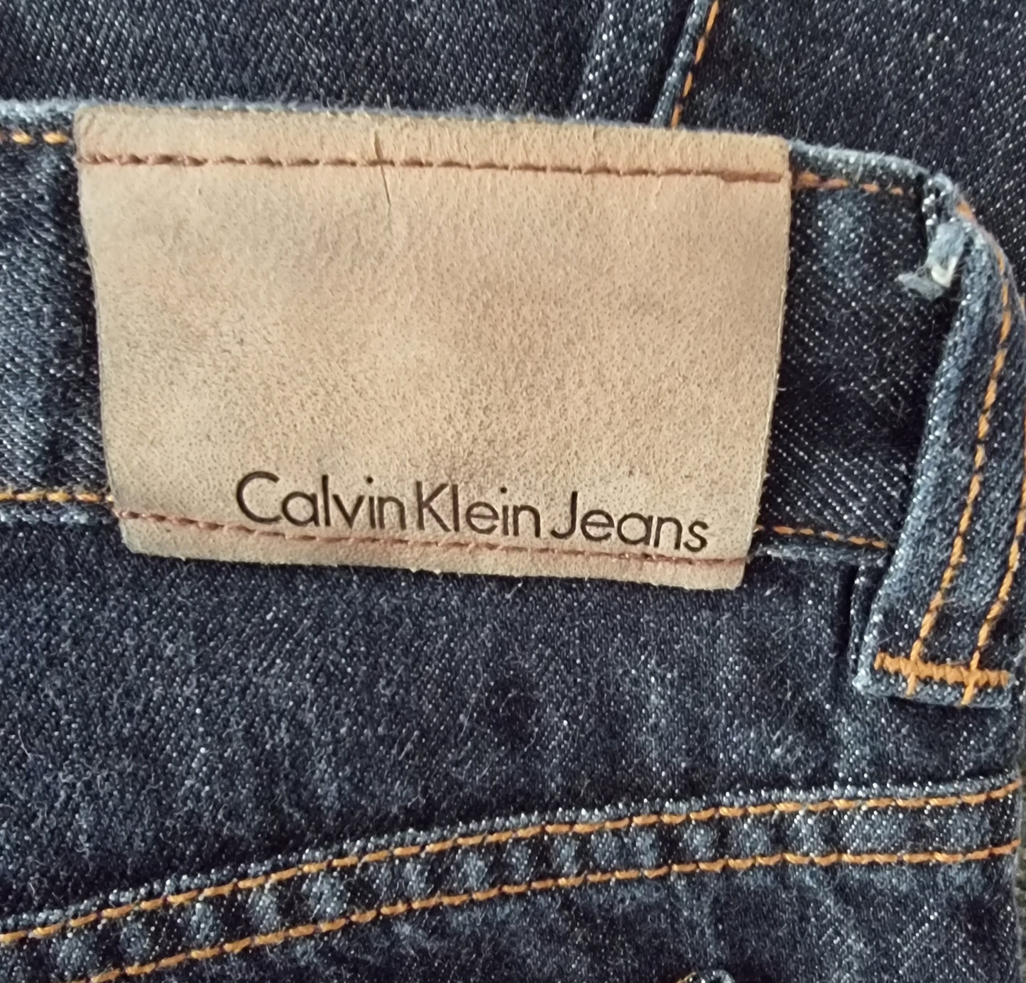Calvin Klein Women’s Dark Wash Blue High Rise Jeans UK 14 US10 EU 42 IT 46 Timeless Fashions