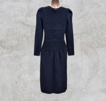 Pat Sandler For Saks Fifth Avenue 60’s Vintage Black Sequined Dress UK 8 US 4 EU 36 - Timelessfashions