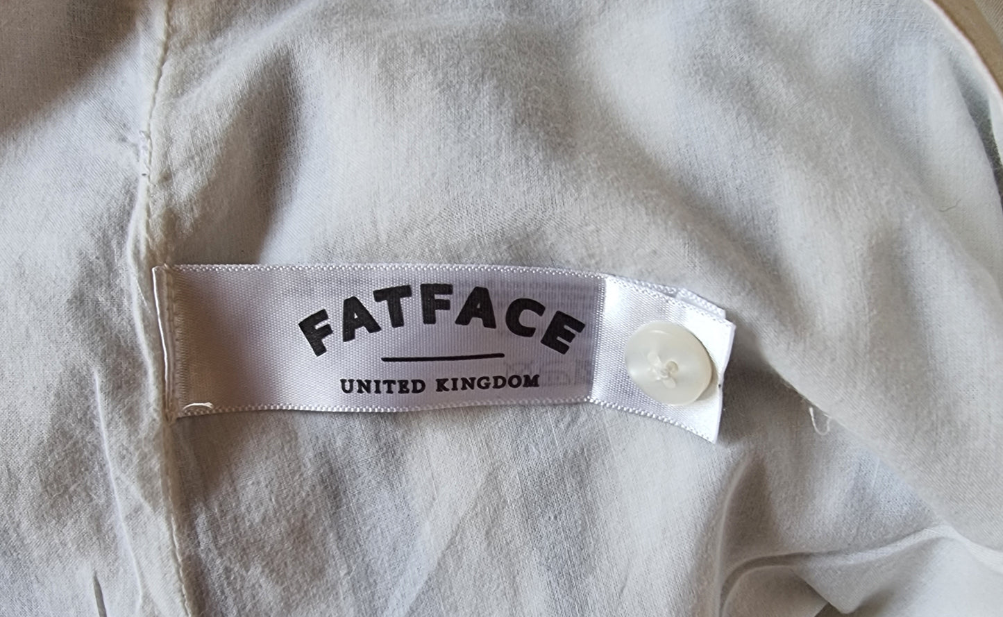 FatFace Ladies Blue White Stripe Lined Pinafore Dress UK 12 US 8 EU 40 Timeless Fashions