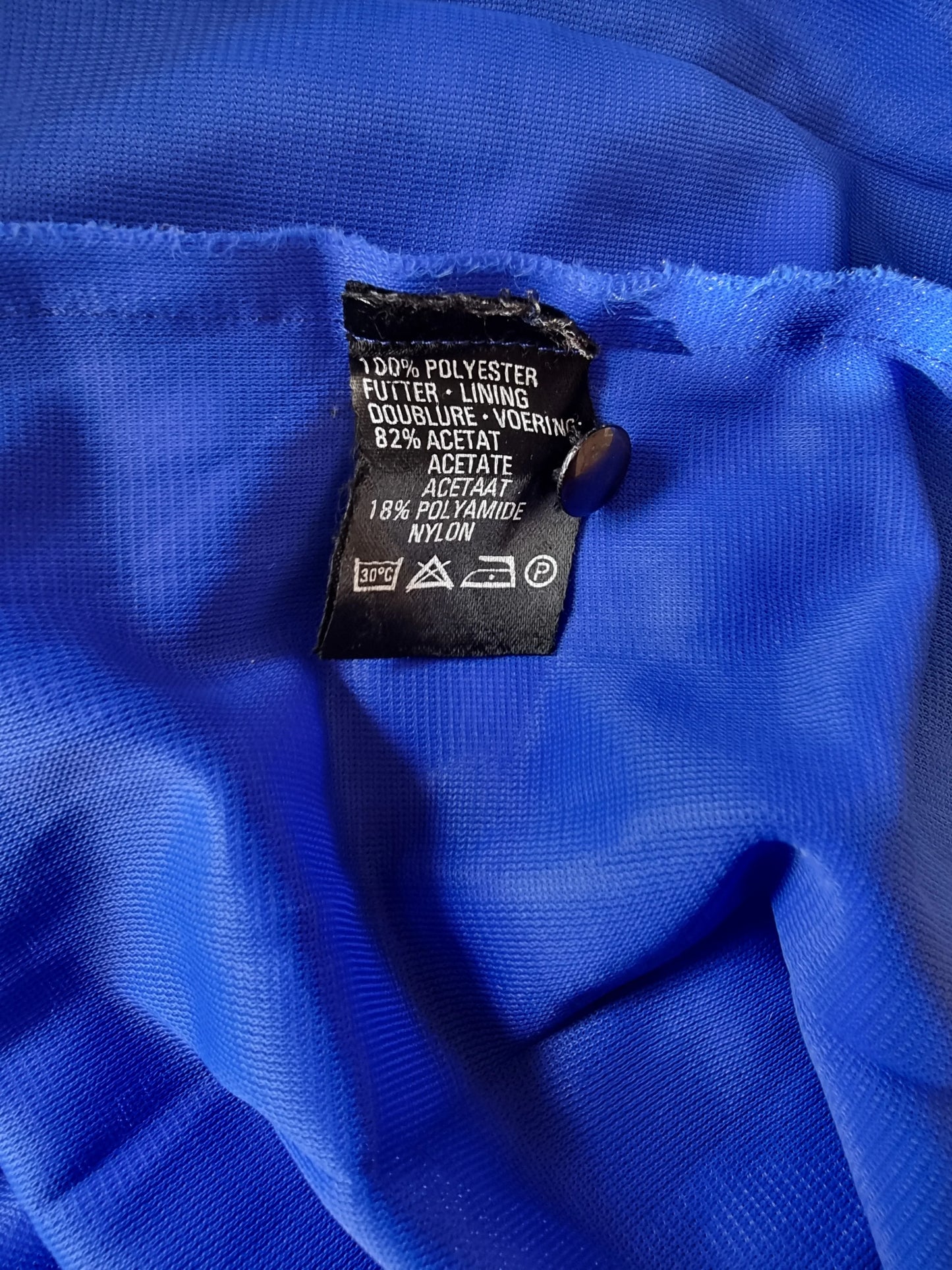 Golden Gate Women’s Rare Vintage 1980’s Blue Dress UK 16 US 12 EU 44 - Timelessfashions