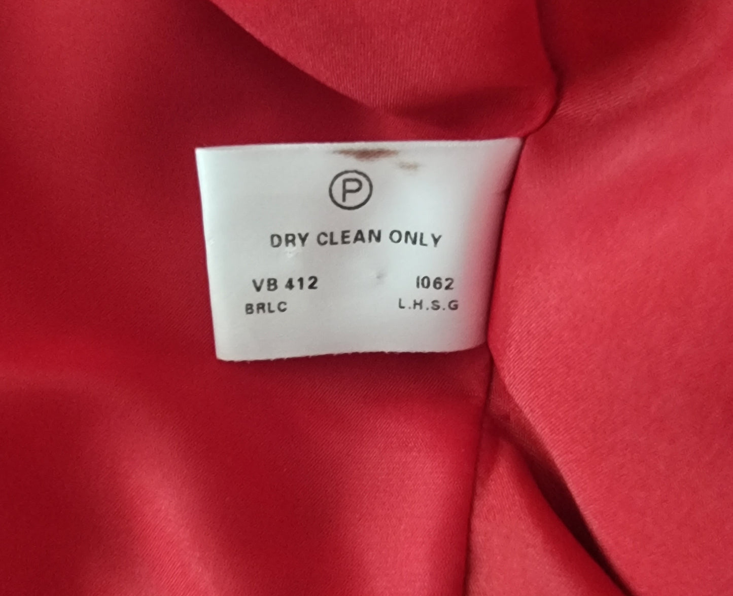 Essentials Womens Red Fitted Lined Jacket UK 12 Timeless Fashions