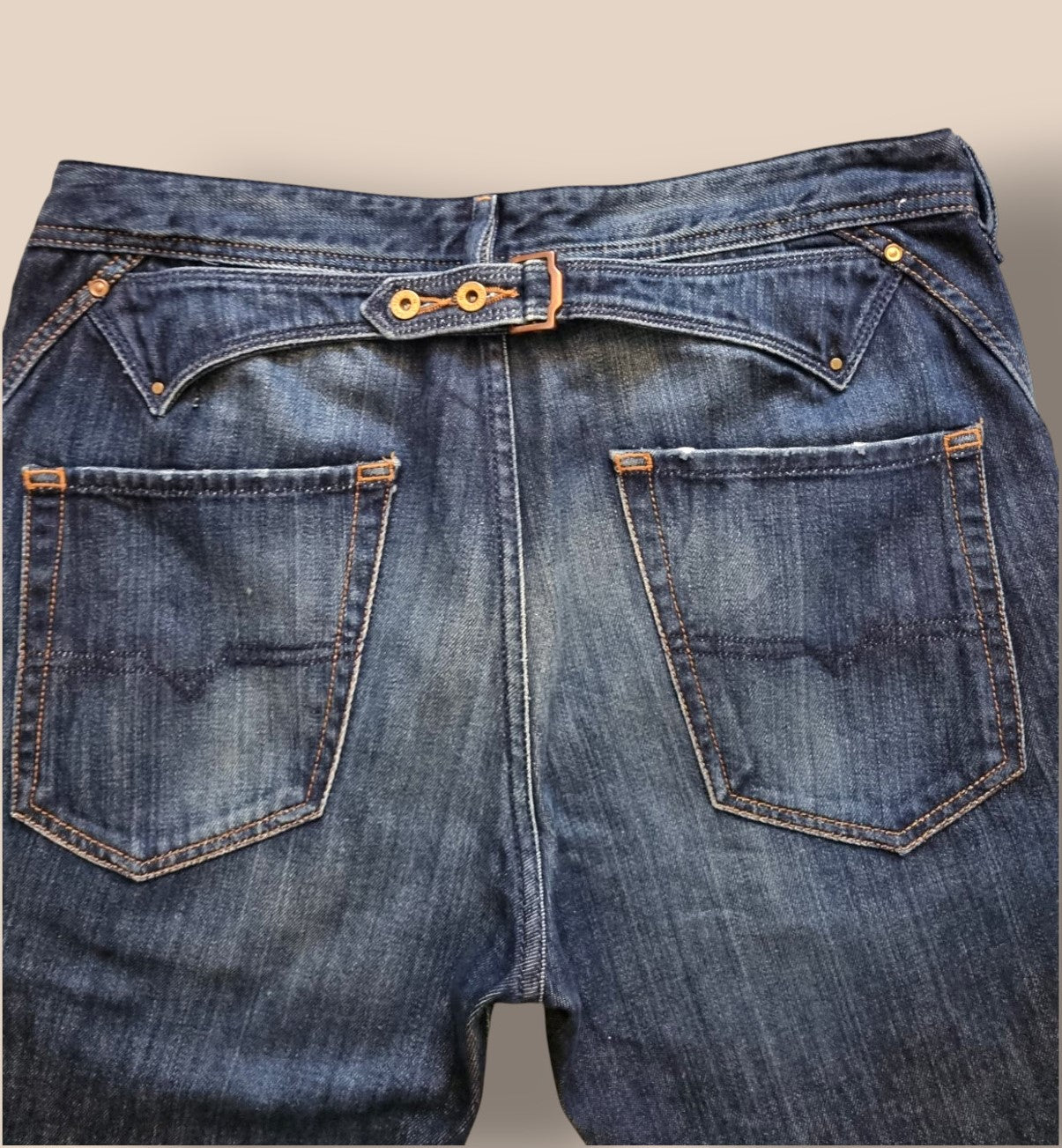 Diesel Men’s Blue Knee Length Casual Denim Shorts Size 31 Timeless Fashions