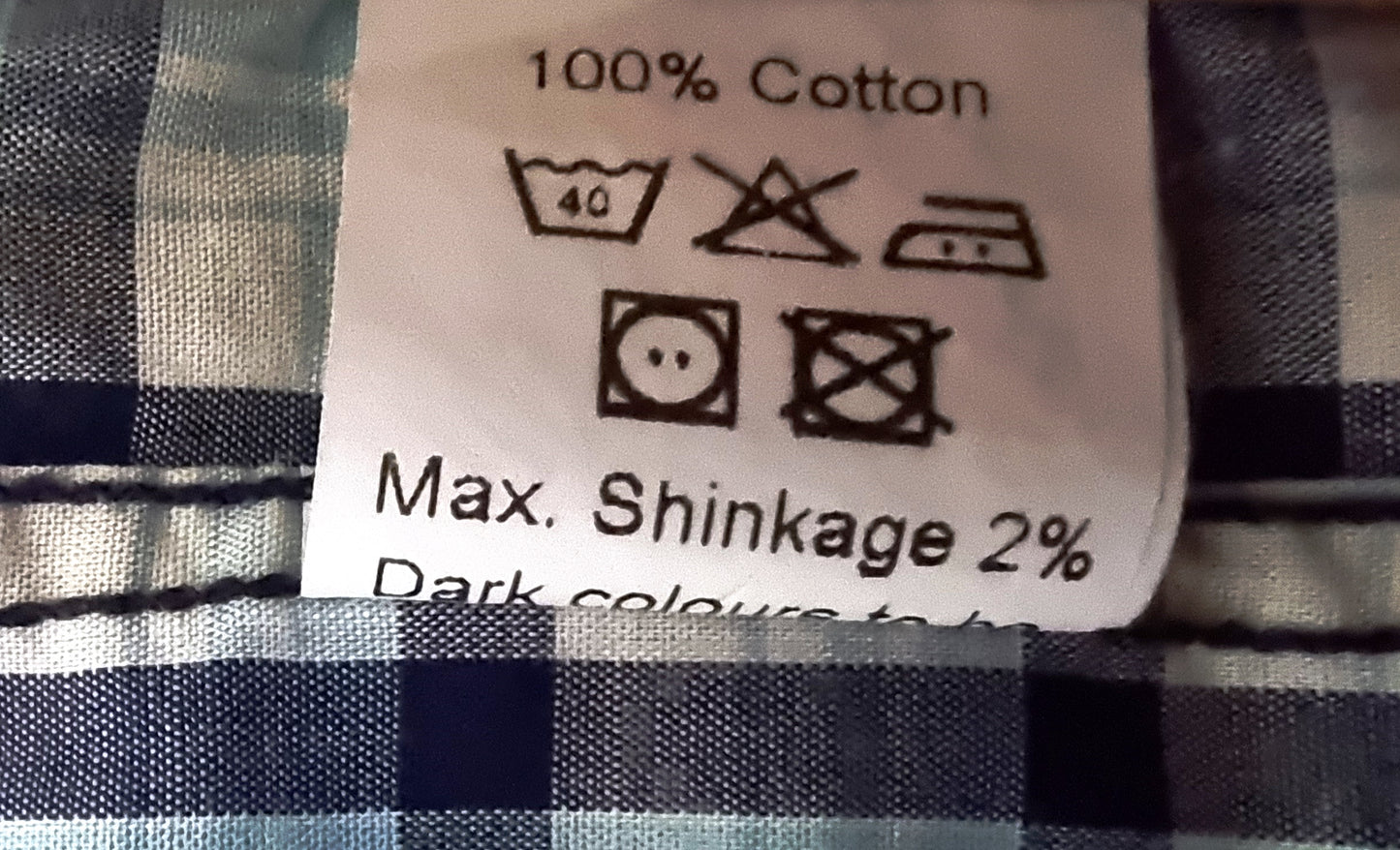 Samsoe&Samsoe Men’s Blue & White Check Short Sleeve Casual Shirt Size L Timeless Fashions