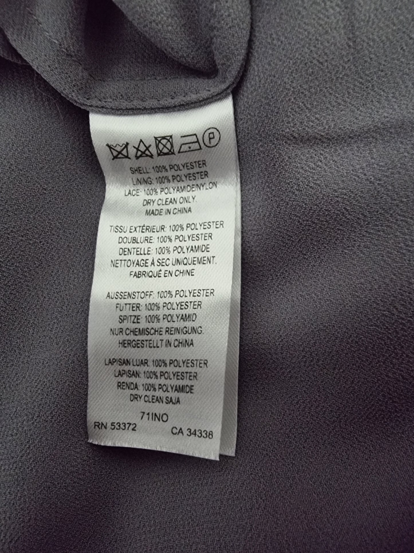 French Connection Jeunesse Grey Stitch V Neck Maxi Dress UK 12 US 8 EU 40 Timeless Fashions