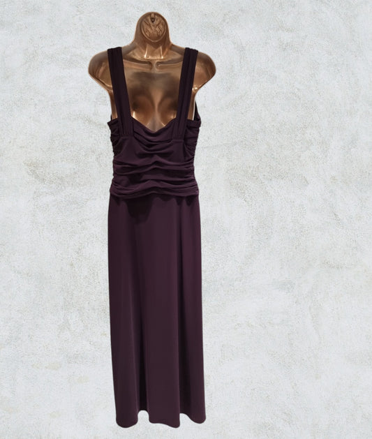 Phase Eight Women's Long Mauve Evening Dress UK 14 US 10 EU 42 Timeless Fashions