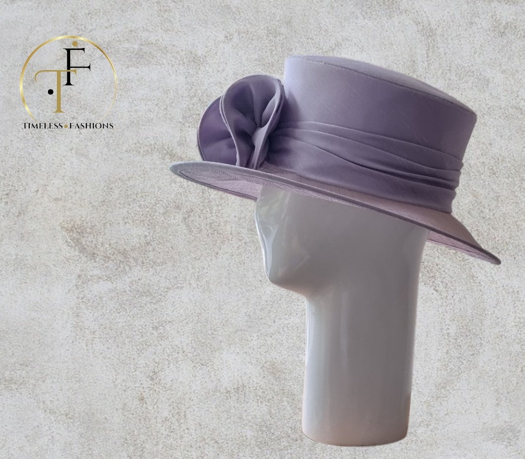 Debut Ladies Lilac Special Occasion Hat - One Size Timeless Fashions