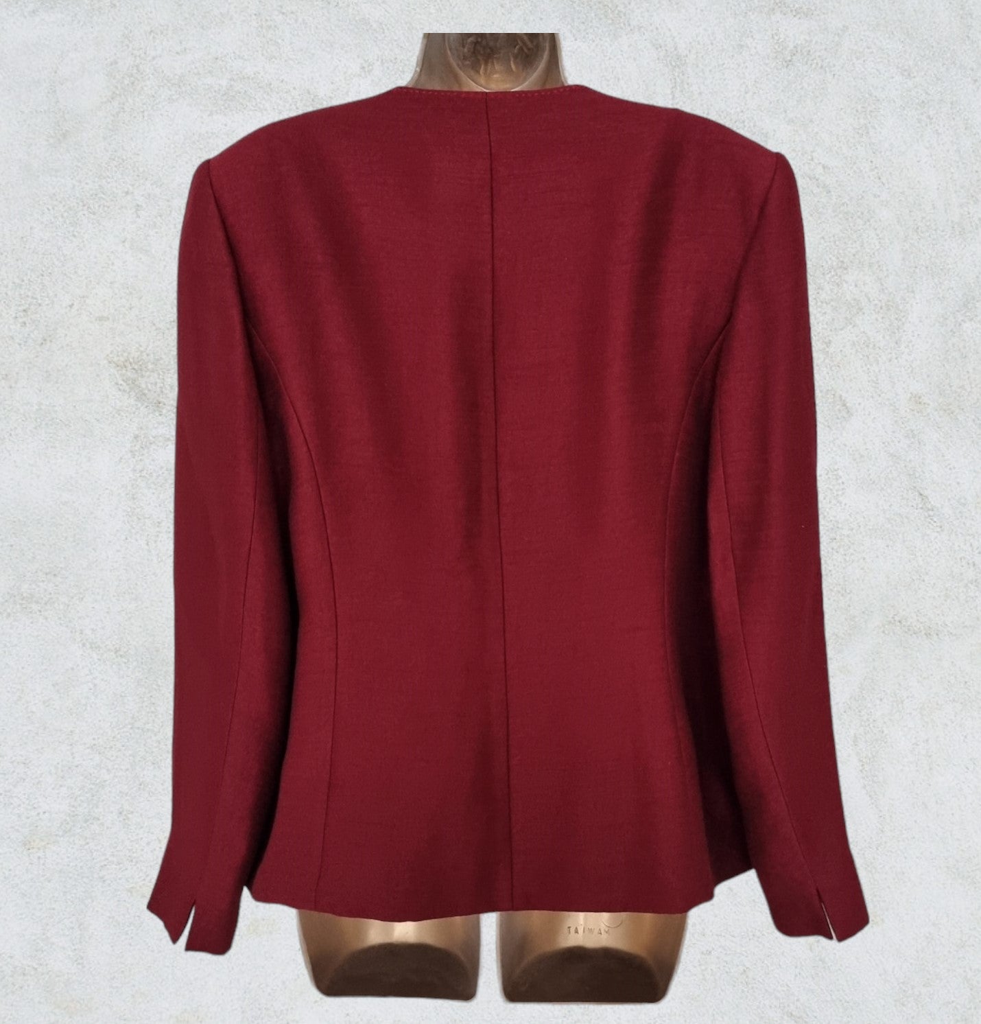Jacques Verte Womens Red Lined Jacket UK 16 US 12 EU 44 Timeless Fashions