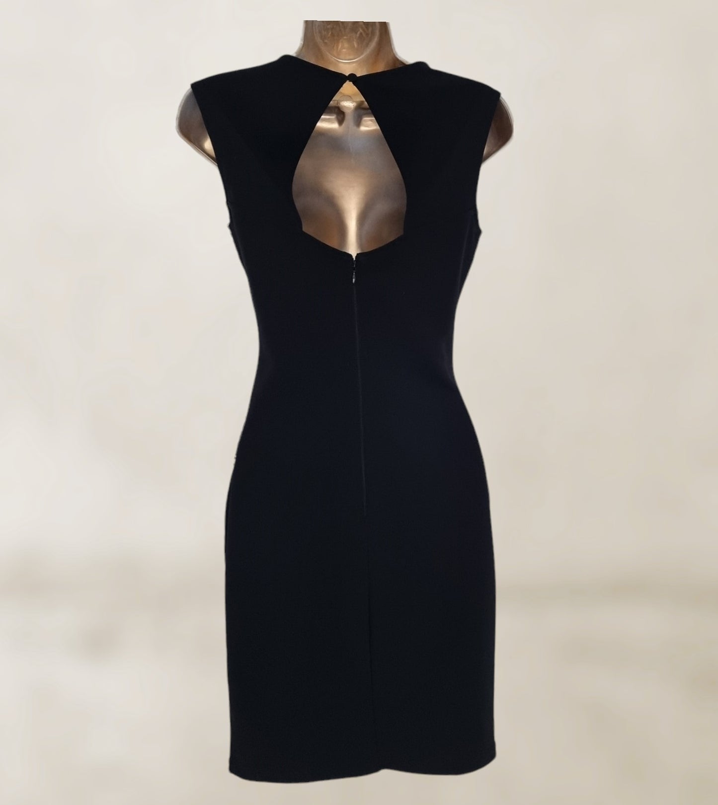 Lipsy Womens Navy & White Embroidered Bodycon Dress UK 10 US 6 EU 38 Timeless Fashions