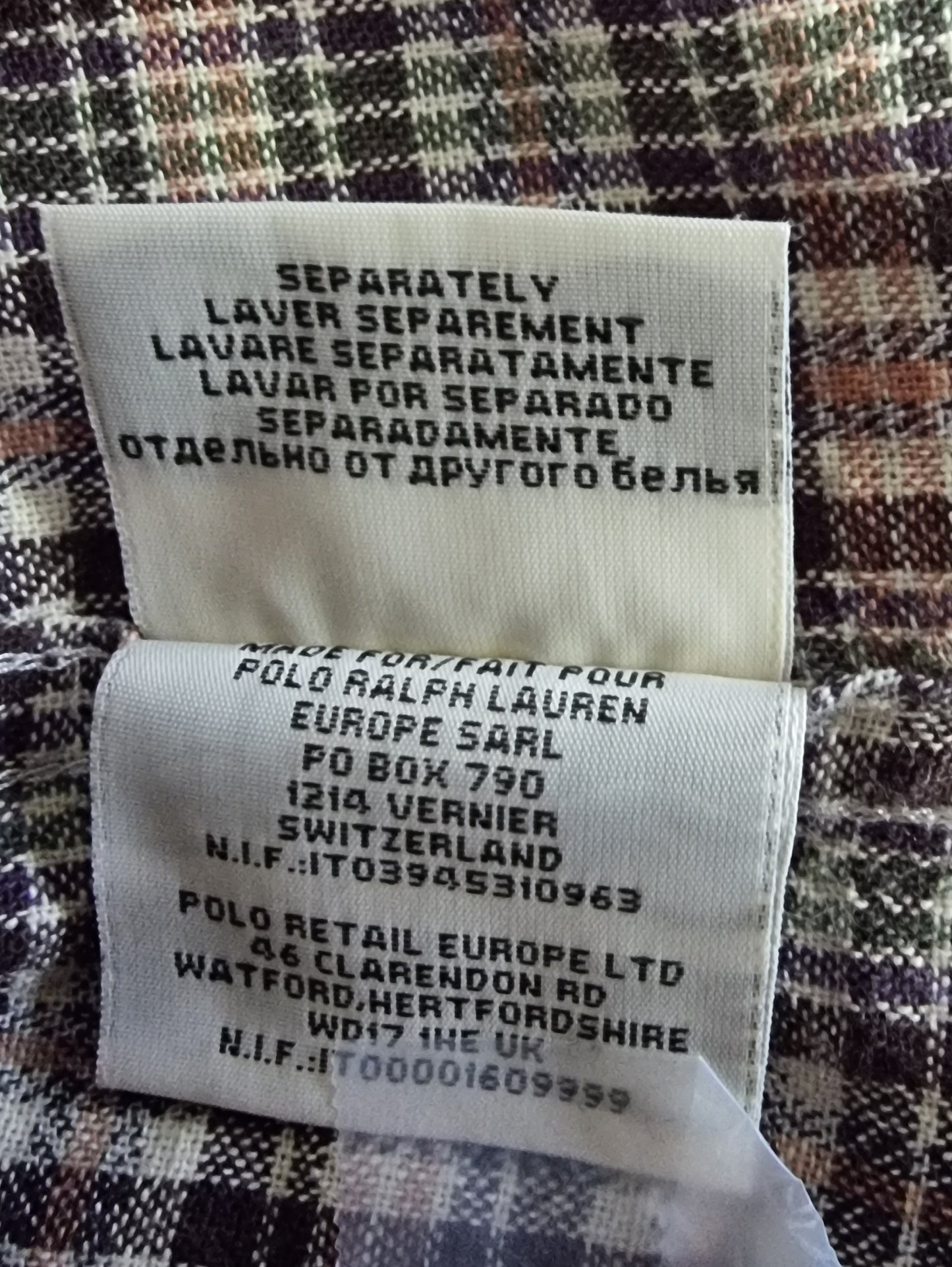 Ralph Lauren's Denim & Supply Men's Brown Check Short Sleeve Shirt UK S Timeless Fashions