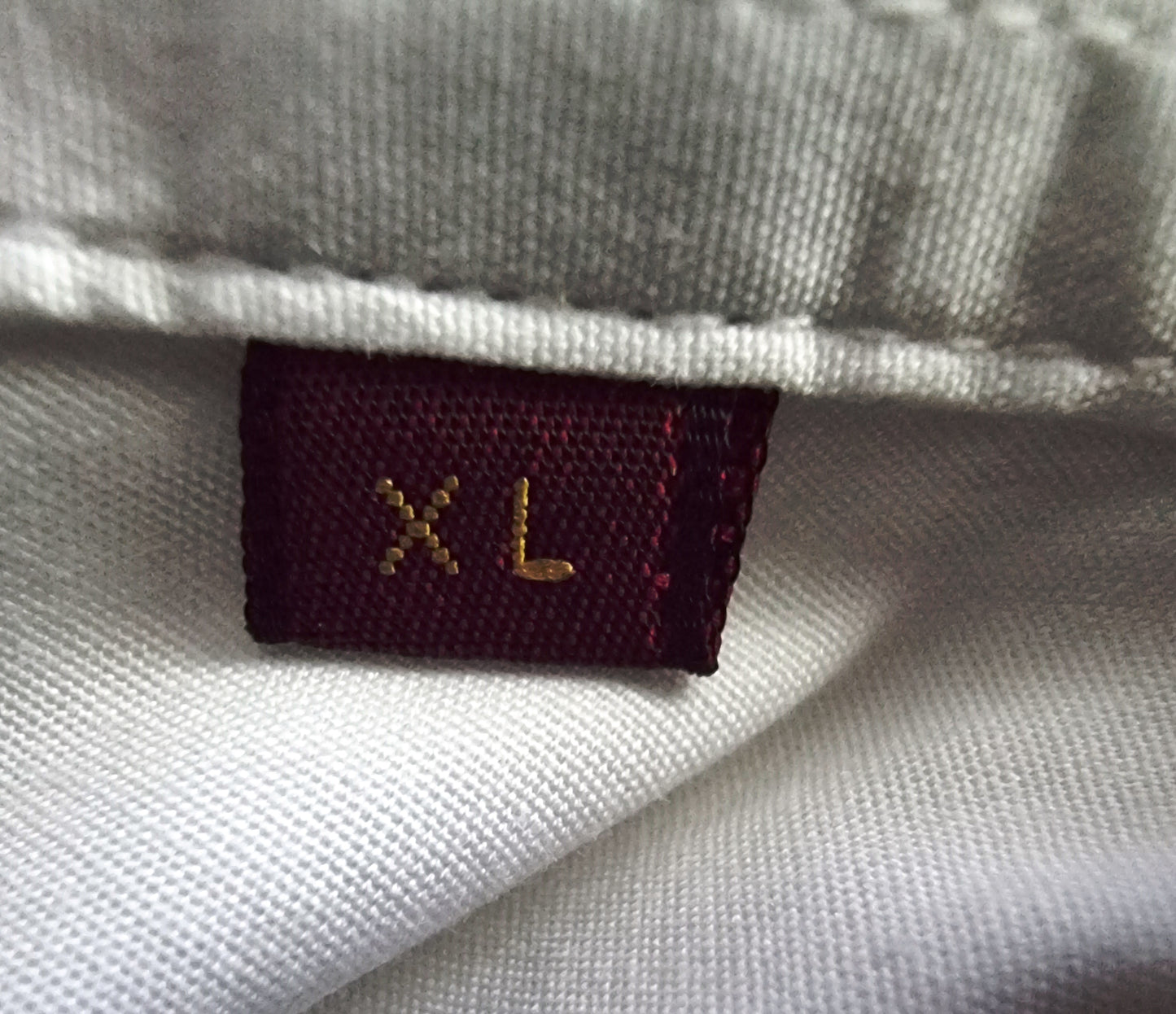 7 For All Mankind Men's White Long Sleeve Cotton Shirt Size XL Timeless Fashions