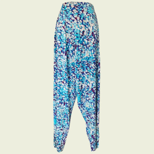 Pomodoro Aqua Summer Ankle Length Pants UK 18 US 14 EU 46 - Timelessfashions