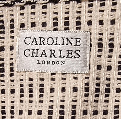 Caroline Charles London Vintage Bow Detail Skirt & Jacket UK 16/18 US 12/14 EU 44/46 Timeless Fashions