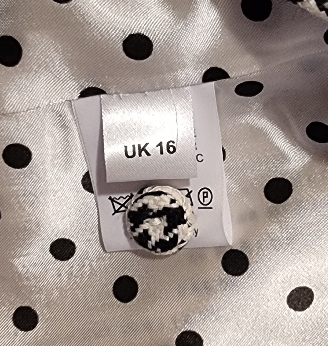 Caroline Charles London Vintage Bow Detail Skirt & Jacket UK 16/18 US 12/14 EU 44/46 Timeless Fashions