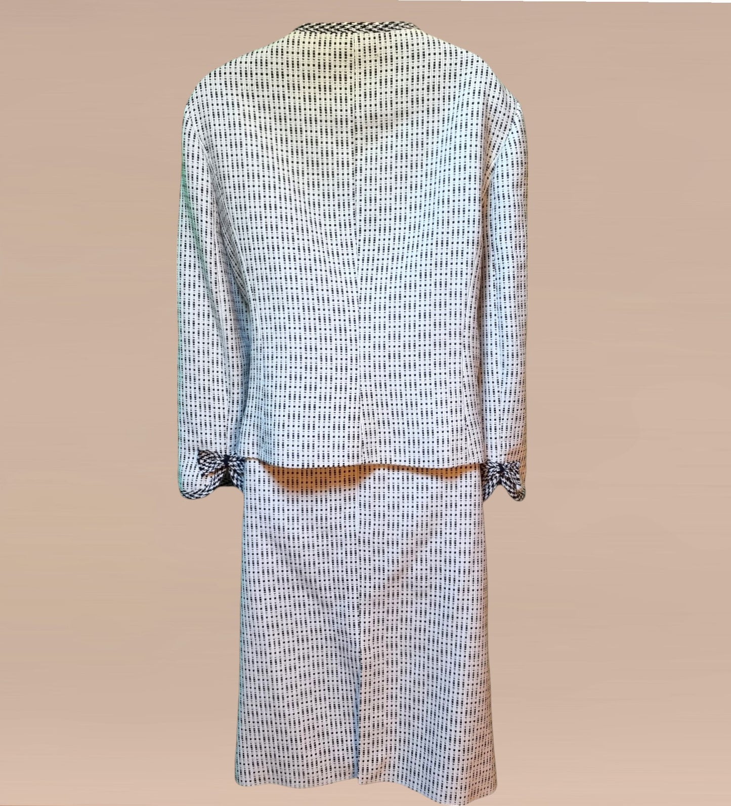 Caroline Charles London Vintage Bow Detail Skirt & Jacket UK 16/18 US 12/14 EU 44/46 Timeless Fashions