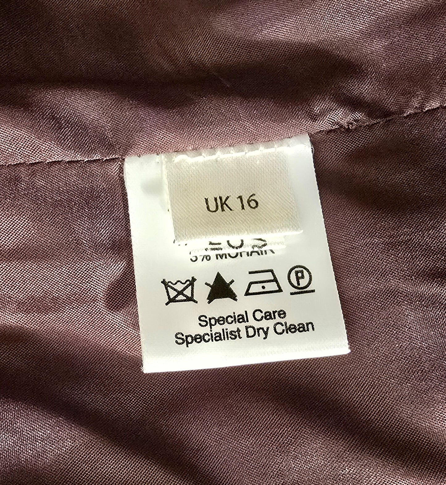 Caroline Charles London Vintage Brown Herringbone Skirt UK 16 US 12 EU 44 Timeless Fashions