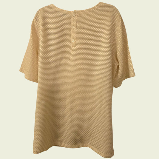 Valentino Miss V Vintage Cream Tunic Style Silk Top UK 10 ES 6 EU 38 IT 42 - Timelessfashions