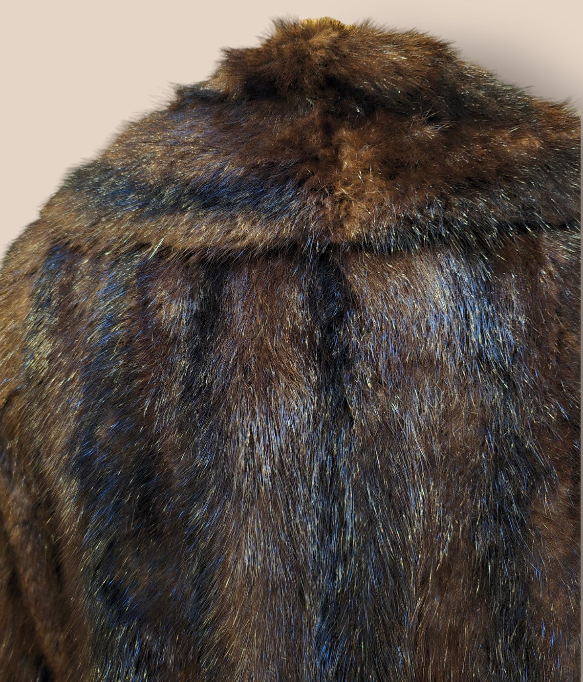Harrods Vintage 1940's Full Length Genuine Mink Fur Coat UK 14 US 10 EU 42