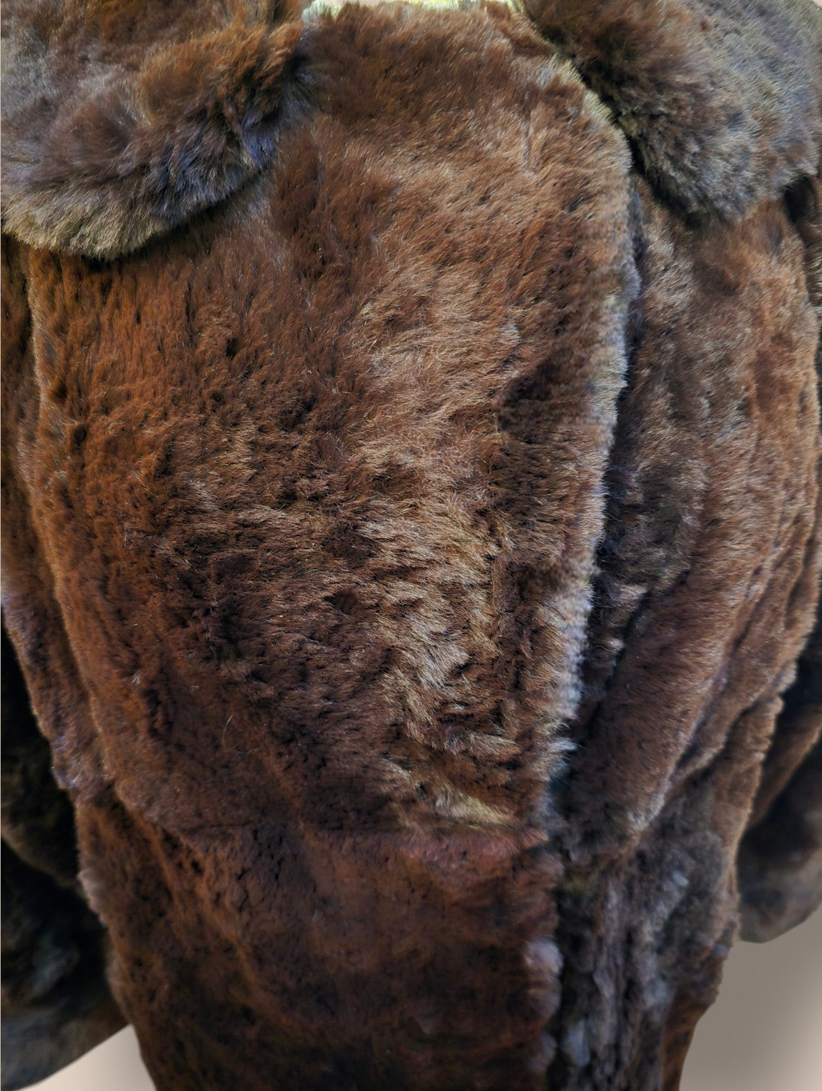 Leroy Furs Model Vintage Genuine Mink Fur Coat UK 14 US 10 EU 42 Timeless Fashions