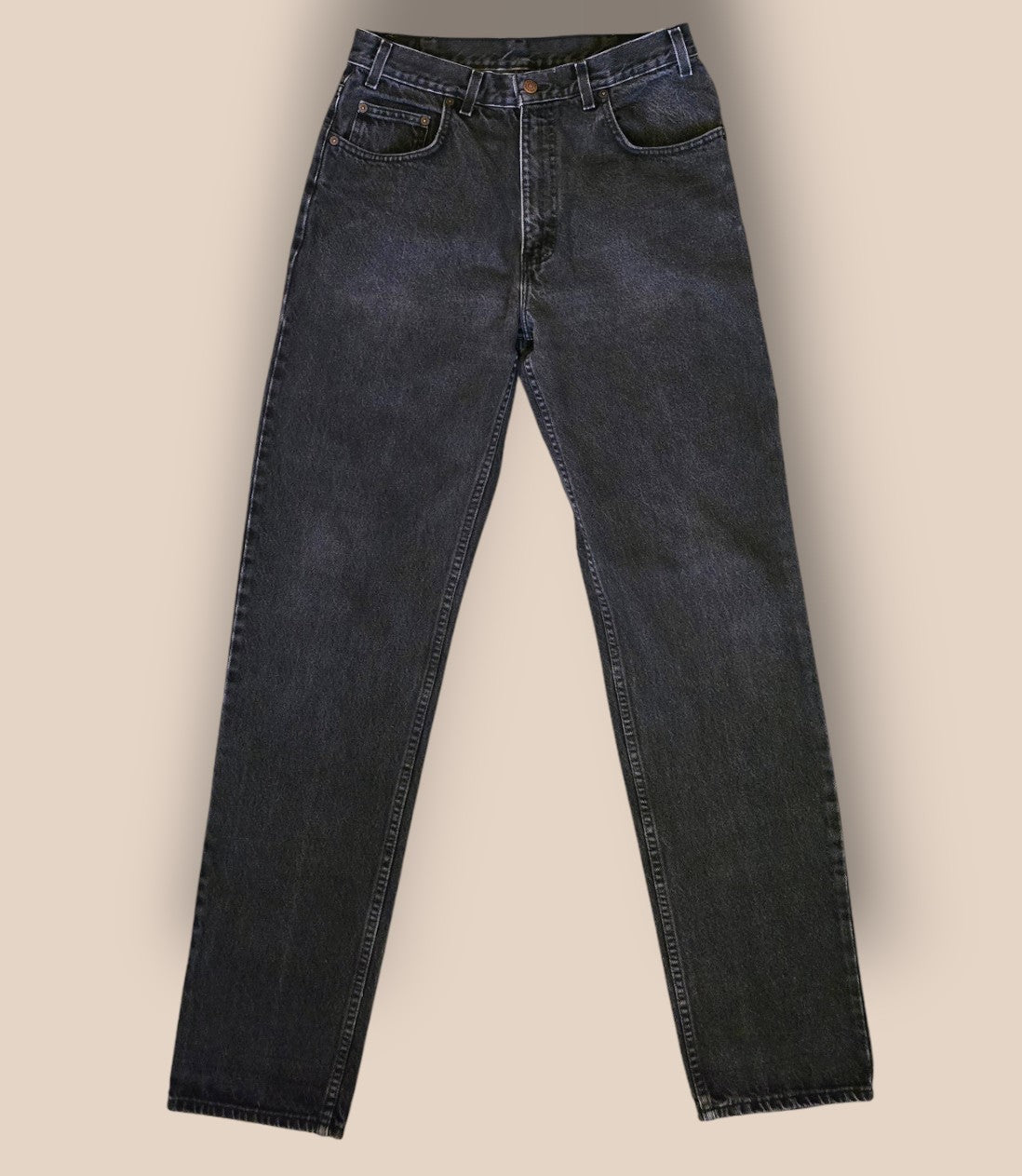 Arizona Jeans Co Vintage 90's Men's Black Denim Jeans W32 L36 Timeless fashions
