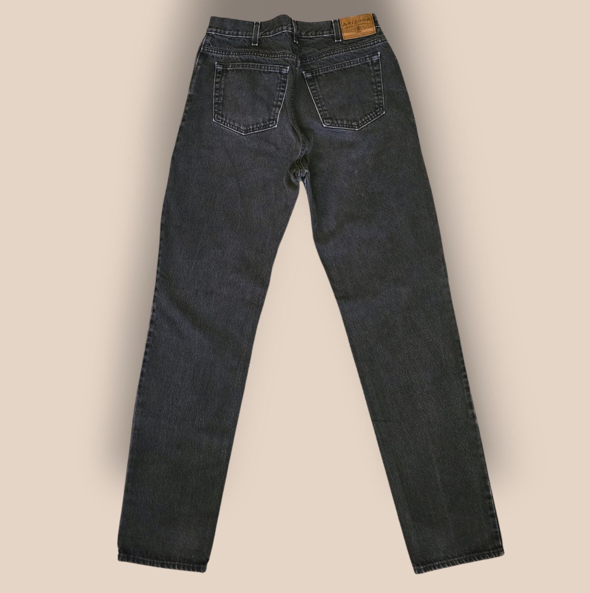 Arizona Jeans Co Vintage 90's Men's Black Denim Jeans W32 L36 Timeless fashions