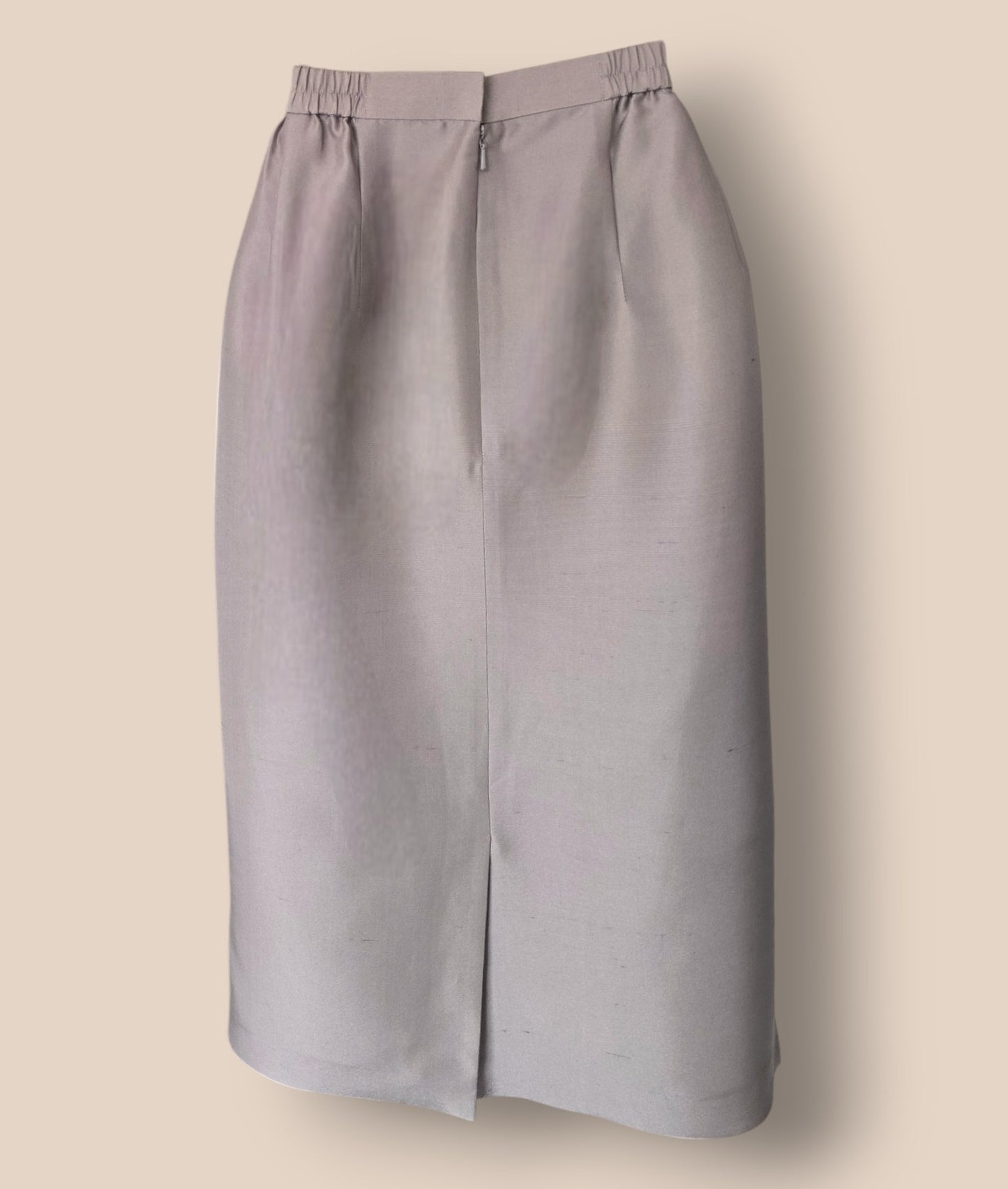 Medici Vintage Grey Silk Special Occasion Suit UK 10 US 6 EU 38