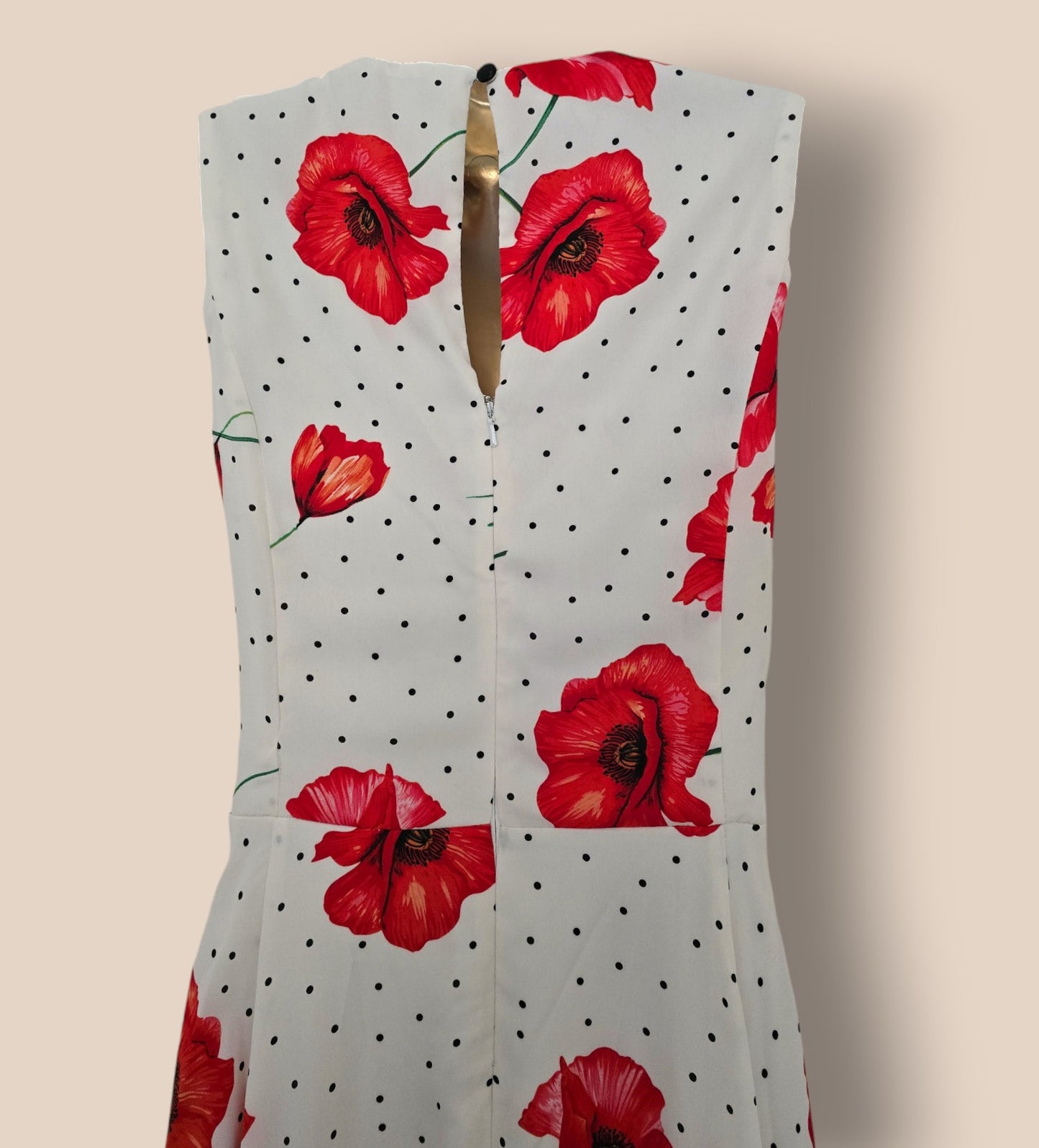 Roman Handkerchief Hem Poppy Dress UK 18 US 14 EU 46 Timeless Fashions
