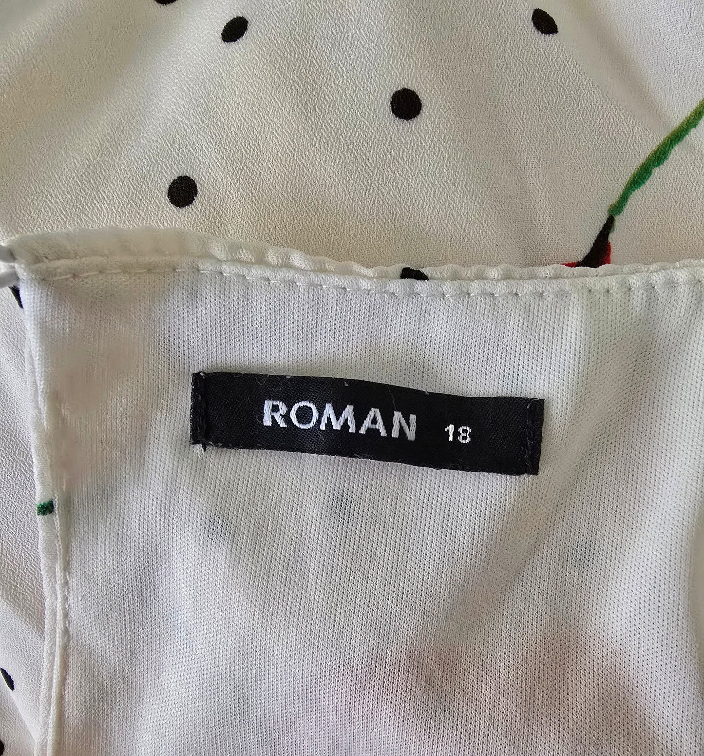 Roman Handkerchief Hem Poppy Dress UK 18 US 14 EU 46 Timeless Fashions