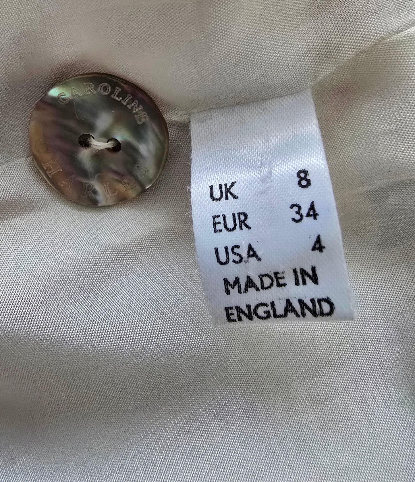 Caroline Charles Silk Floral Longline Jacket UK 8 US 4 EU 34 Timeless Fashions