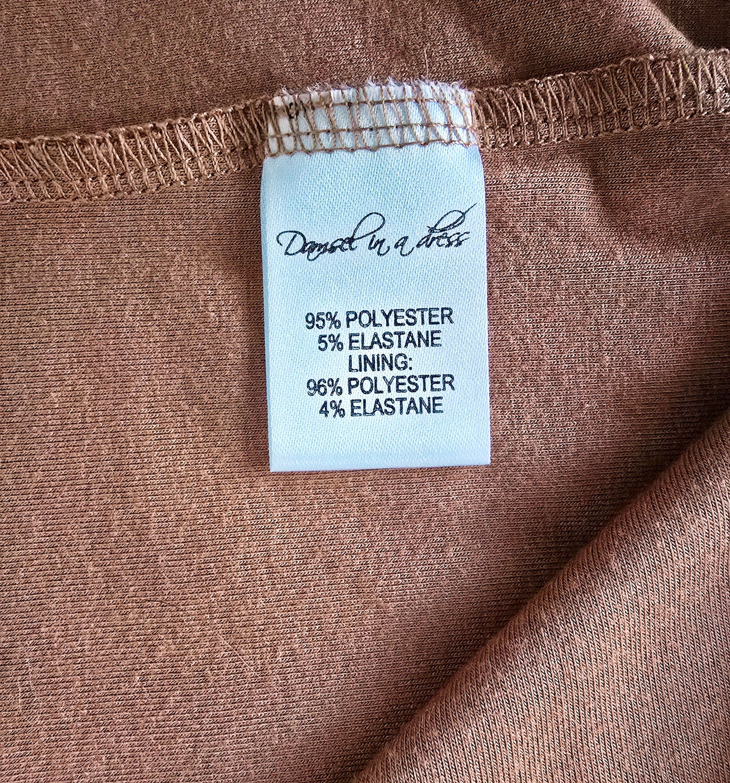 Damsel In A Dress Wrap Style Camel Lined Dress UK 14 US 10 EU 42 Timeless Fashions
