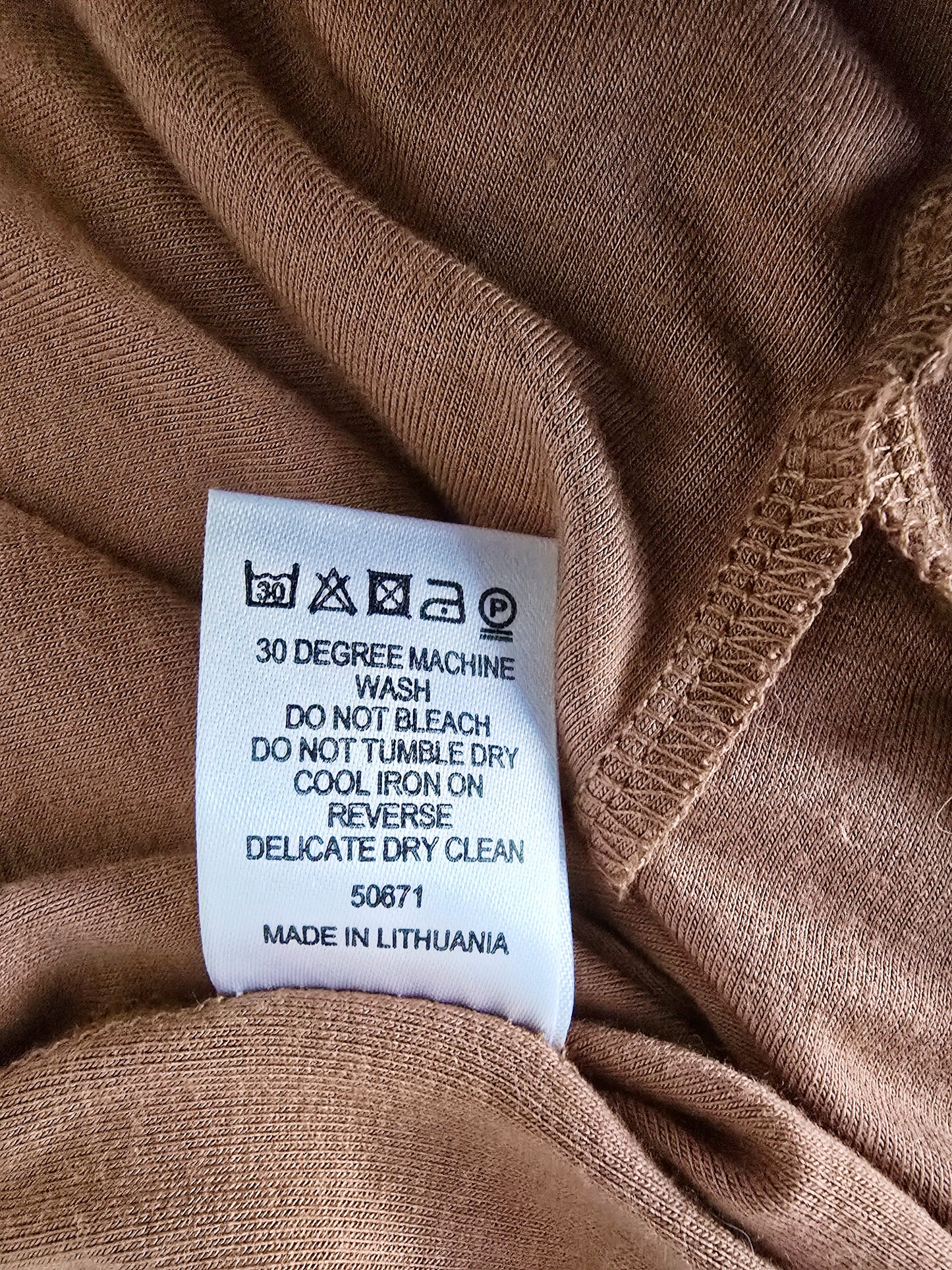 Damsel In A Dress Wrap Style Camel Lined Dress UK 14 US 10 EU 42 Timeless Fashions