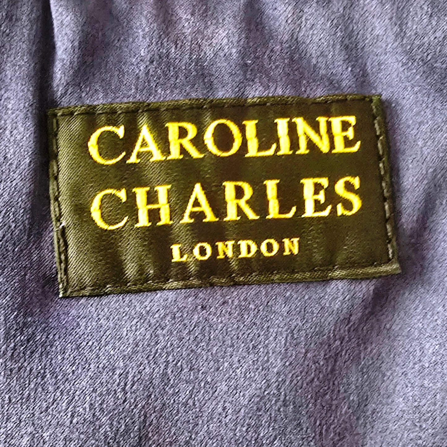 Caroline Charles Midnight Blue Dress & Jacket UK 20 US 16 EU 48 - Timelessfashions