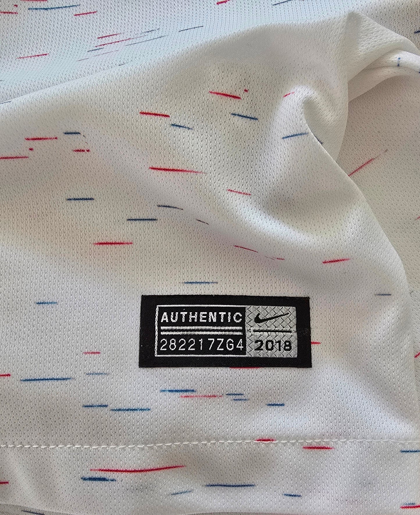 Nike Mens White French Football Federation 2018 Short Sleeve T Shirt UK L Timeless Fashions
