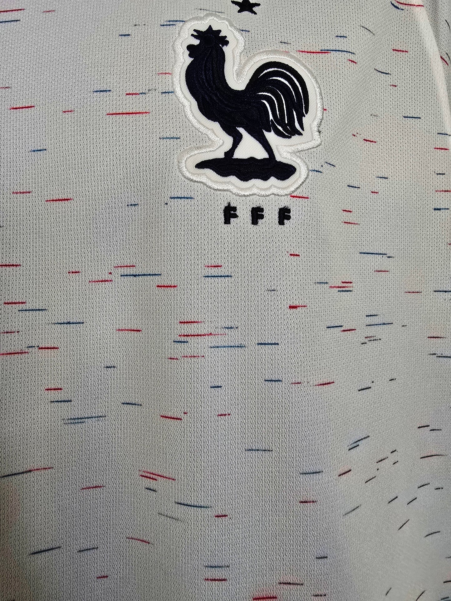 Nike Mens White French Football Federation 2018 Short Sleeve T Shirt UK L Timeless Fashions