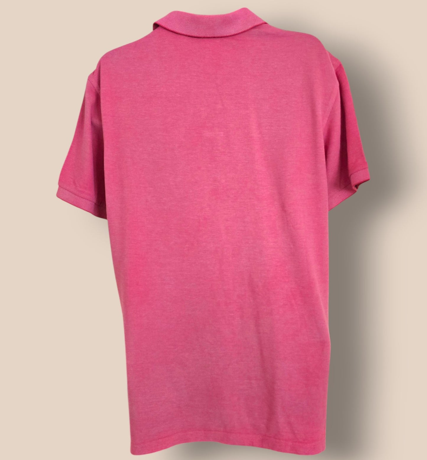 IZOD Mens Pink Short Sleeve Cotton Polo Shirt UK L Timeless Fashions